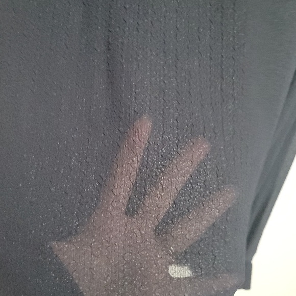 HM Faux wrap top sheer back size 4 - Picture 12 of 16